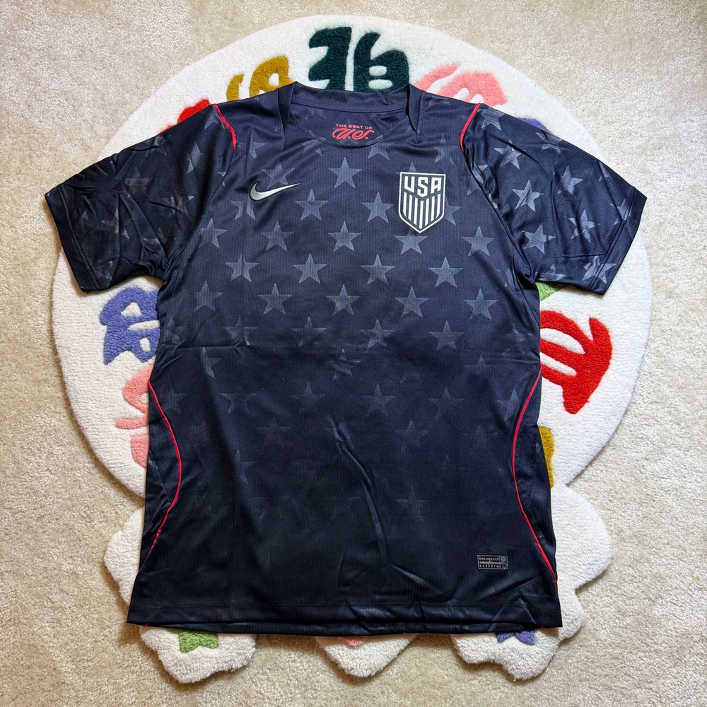 Nike USMNT Soccer Jersey Navy Blue Stars Dri-FIT NEW Mens Size Medium
